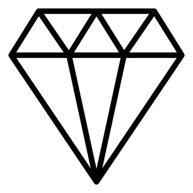 Elmasın vektör illüstrasyonu