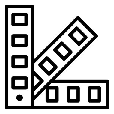 cetvelin vektör çizimi