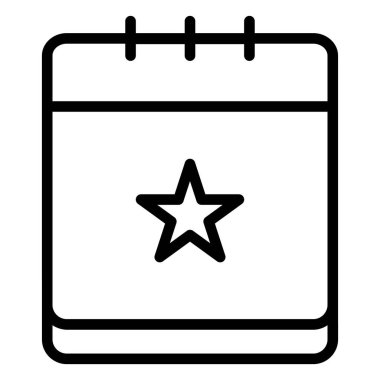 Yıldızın vektör illüstrasyonu