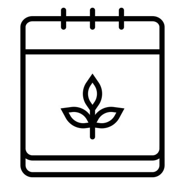 Bitkinin vektör illüstrasyonu