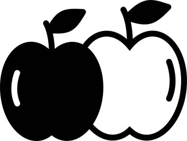 elmaların vektör illüstrasyonu