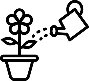 Sulama bitkisinin vektör çizimi