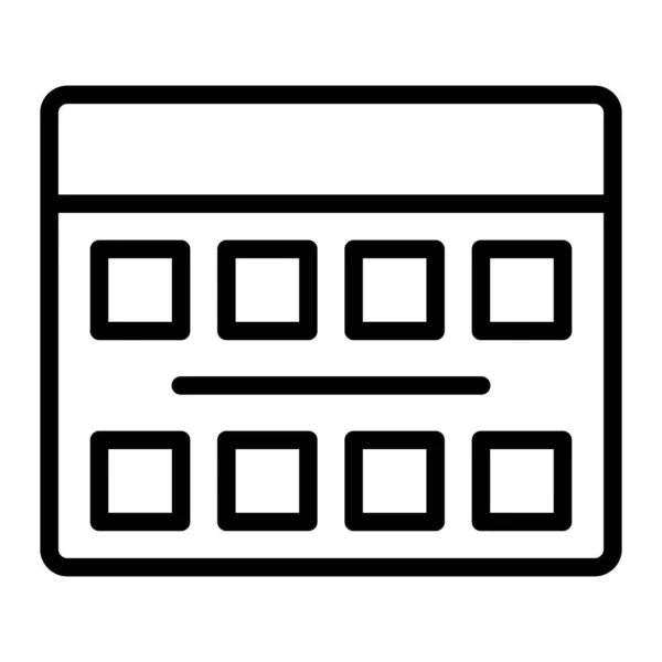 Takvimin vektör illüstrasyonu