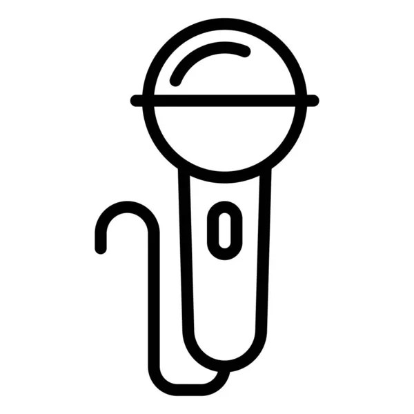 Vektorová Ilustrace Mikrofonu — Stockový vektor