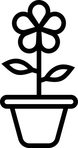 çiçek vektör illüstrasyon simgesi.