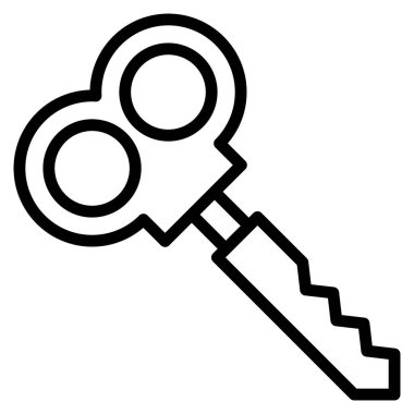 anahtarın vektör illüstrasyonu