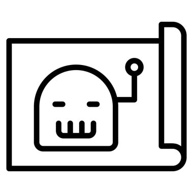 Robotun vektör illüstrasyonu 