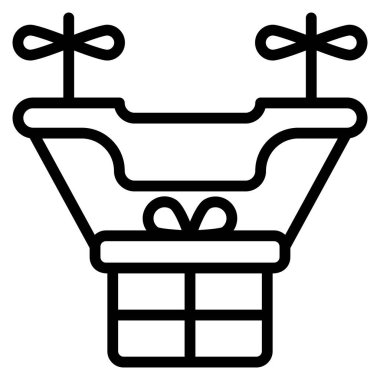 Hediyenin vektör illüstrasyonu