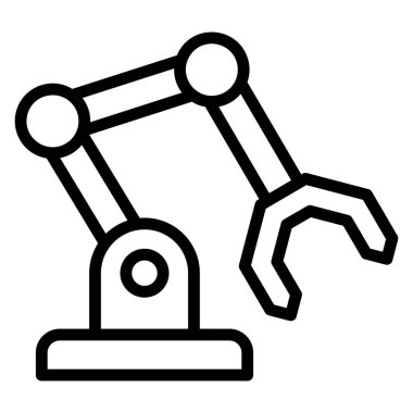 Robot elin bir vektör çizimi