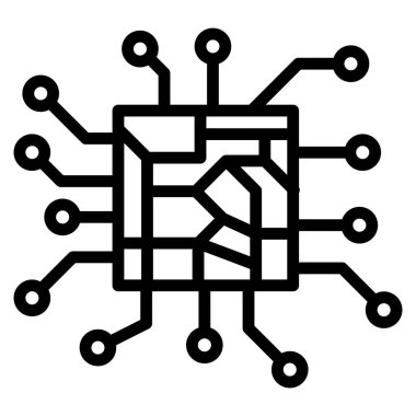 Ağ için bir vektör illüstrasyonu