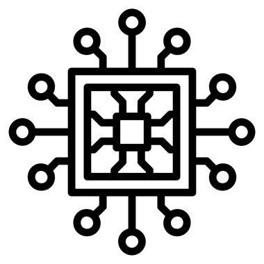 Ağ için bir vektör illüstrasyonu