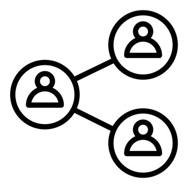 Ağ için bir vektör illüstrasyonu