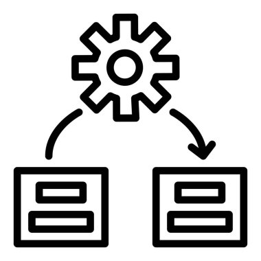 Dosya ayarlarının vektör illüstrasyonu 