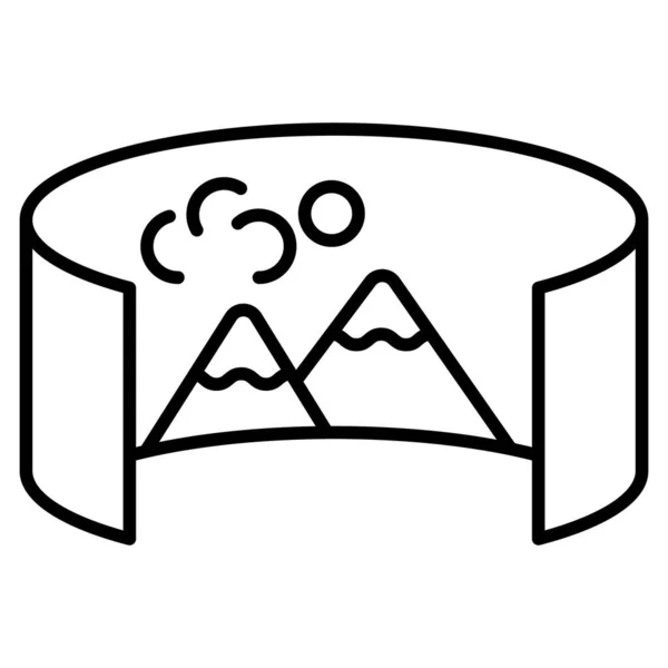 Doğanın bir vektör illüstrasyonu