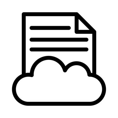 dosya belgesi simgesi. vektör illüstrasyonu