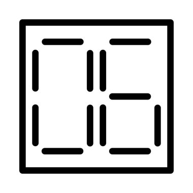 Büyük sayı vektör illüstrasyonu 