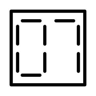 Büyük sayı vektör illüstrasyonu 