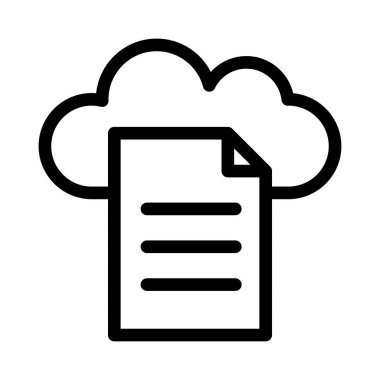 dosya belgesi simgesi. vektör illüstrasyonu