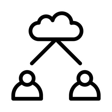 Ağ için bir vektör illüstrasyonu