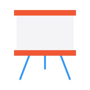 İşaretleyici için okul tahtasının vektör düz simgesi