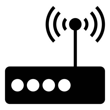 Anten simgesi. vektör tasarım biçimi
