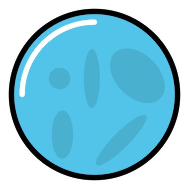 gezegen simgesi tasarımı, vektör illüstrasyonu 