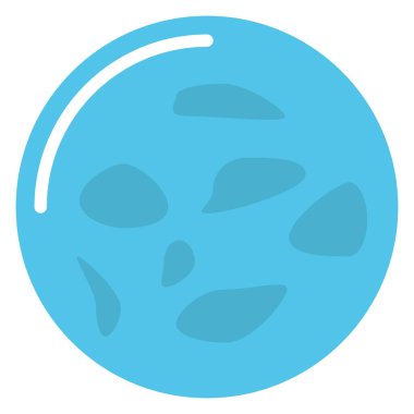 gezegen simgesi tasarımı, vektör illüstrasyonu 