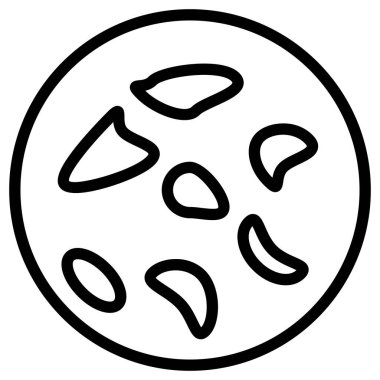 gezegen simgesi tasarımı, vektör illüstrasyonu 