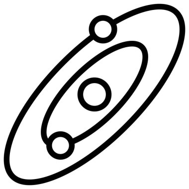 Güneş sisteminin vektör düzlüğü simgesi