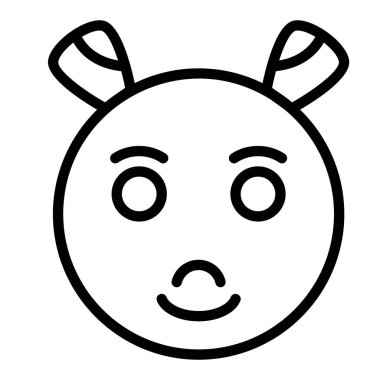 köpek başı simgesi, vektör illüstrasyonu 