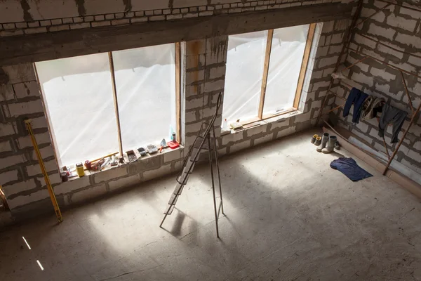 Die Wohnung befindet sich im Bau — Stockfoto