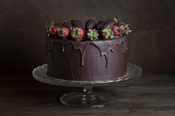 Torta al cioccolato — Foto Stock