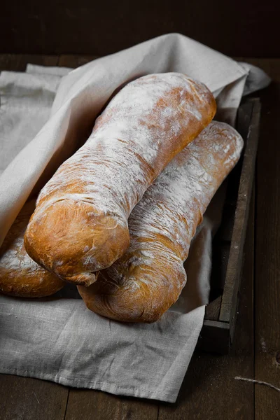 Ciabatta ekmeği — Stok fotoğraf