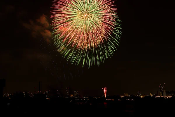 L'affichage des feux d'artifice — Photo