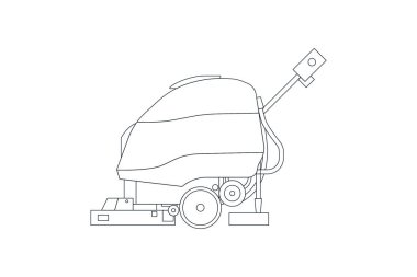 Temizlik ekipmanları hizada. Modern Düz Stil Vektör Çizimi. Temizlik aletleri. Sosyal Ortam Şablonu.