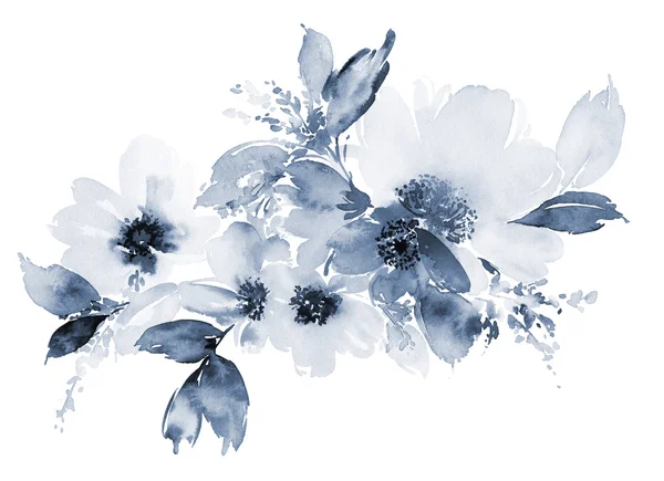 Fiori acquerello illustrazione — Foto Stock