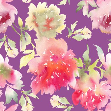 Şakayık seamless modeli