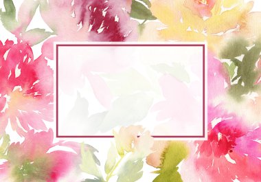 Şakayık tebrik kartı