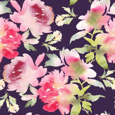 Şakayık seamless modeli