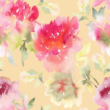 Şakayık seamless modeli