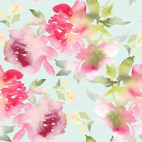 Peony seamless pattern — Stock Photo, Image