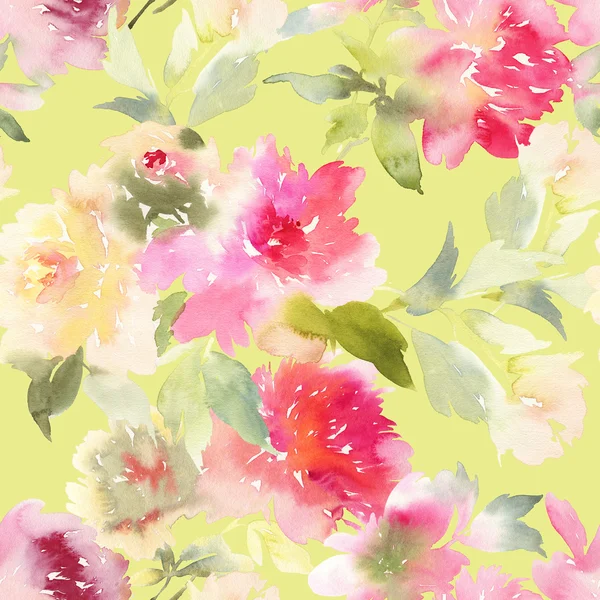 Peony seamless pattern. — Stock Photo, Image