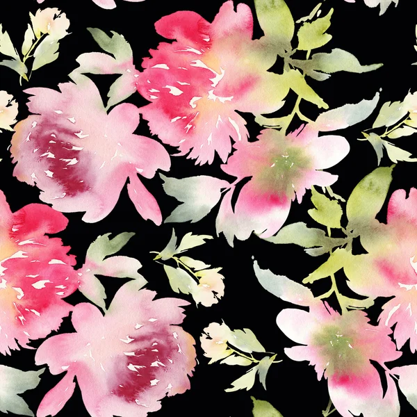 Peony seamless pattern — Stock Photo, Image