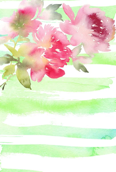 Şakayık tebrik kartı