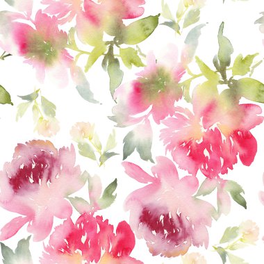 Şakayık seamless modeli