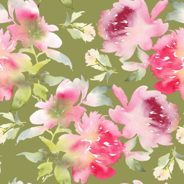 Şakayık seamless modeli