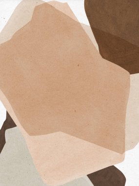 İskandinav tarzında geometrik şekilli soyut kart