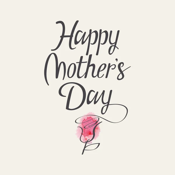 A szó "Boldog anyák napja" — Stock Vector