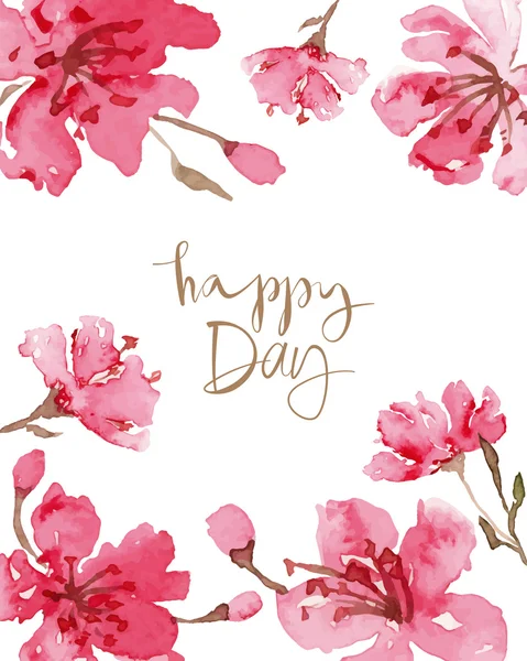 Happy day card — Stock Vector
