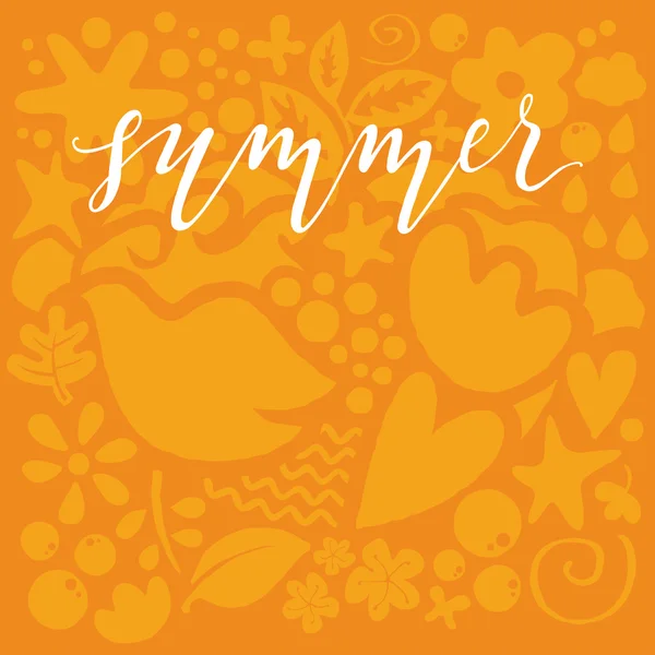 Summer card. — Stock Vector